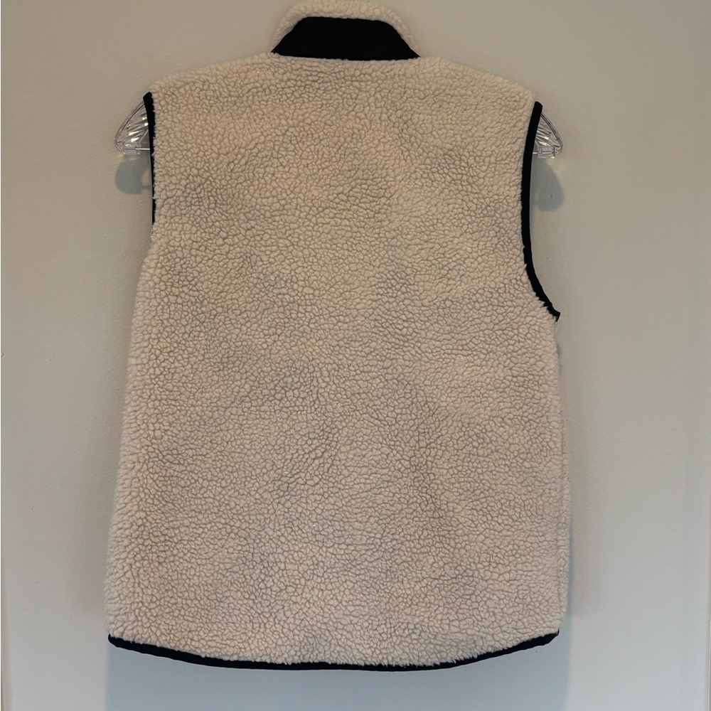 J. Crew Cozy Sherpa Kids Vest - Cream - Picture 3 of 4